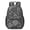 Geometric Diamond Black Pattern, variant on Geometric Diamond Beige Pattern 17" Waterproof Oxford School Backpacks for Teens, S-Shape Padded Straps, for School, Travel, Hiking, Camping