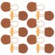 thumbnail image 5 of 6 pares de hebillas para cinturón de ropa, hebillas para cinturón de abrigo, hebillas para cinturón de cortavientos, 5 of 7