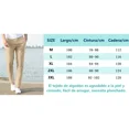 thumbnail image 3 of Pantalones Casuales De Lino De Algodón Sueltos Para Hombres, 3 of 8
