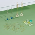 thumbnail image 2 of 160 Pcs Double Eye Pins Stainless Steel Open Eye Pins Head Pins for DIY Jewelry Necklace Making for DIY, 2 of 9