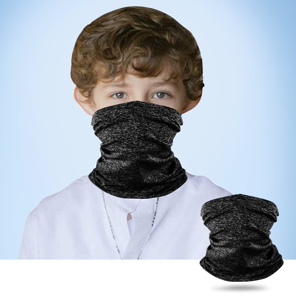FEOYA Kids Bandanas Neck Gaiter With Filters Sun Protection Face Cover Balaclava Face Scarf For Outdoors 