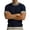 Blue, variant on Ringer Tee Men Summer Fashion Ribbed Knit Crew Neck Short Sleeve Mens T-Shirts Casual Tops