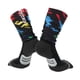 thumbnail image 1 of Calcetines de ciclismo Unique Bargains, absorbentes de sudor, transpirables, anti-fricción, multicolor, negros, tamaño L, neutros, 1 par, 1 of 6