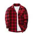 thumbnail image 7 of Boys Plaid Shirts Long Sleeve Button Down Flannel Shirt Casual Tops Comfy Lapel Checkered Shirt Tops For Kids,Flannel Shirt Boys 12-13 Years, 7 of 7