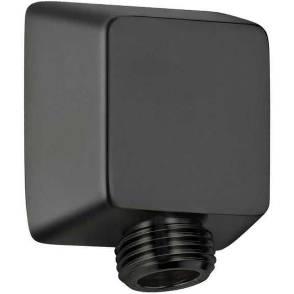Miseno MNOSWS200FB Square Wall Supply Elbow - Black
