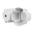 thumbnail image 1 of ABS Back Enclosure (Pair) for PID 4104 8in Ceiling Speaker, 1 of 2