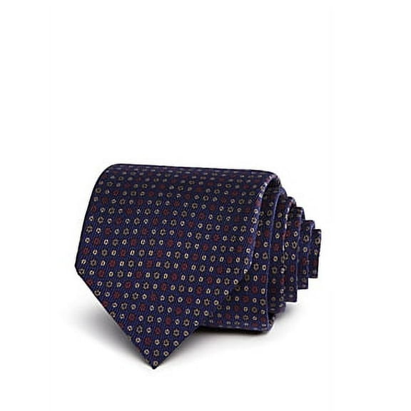 Ledbury Deming Floral Tile Classic Tie Mens