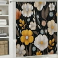 thumbnail image 6 of Creowell Annabel Kidston Flowers Pretty Shower Curtain 100% Polyester Bathroom Decor with Hooks 36x72, 6 of 7