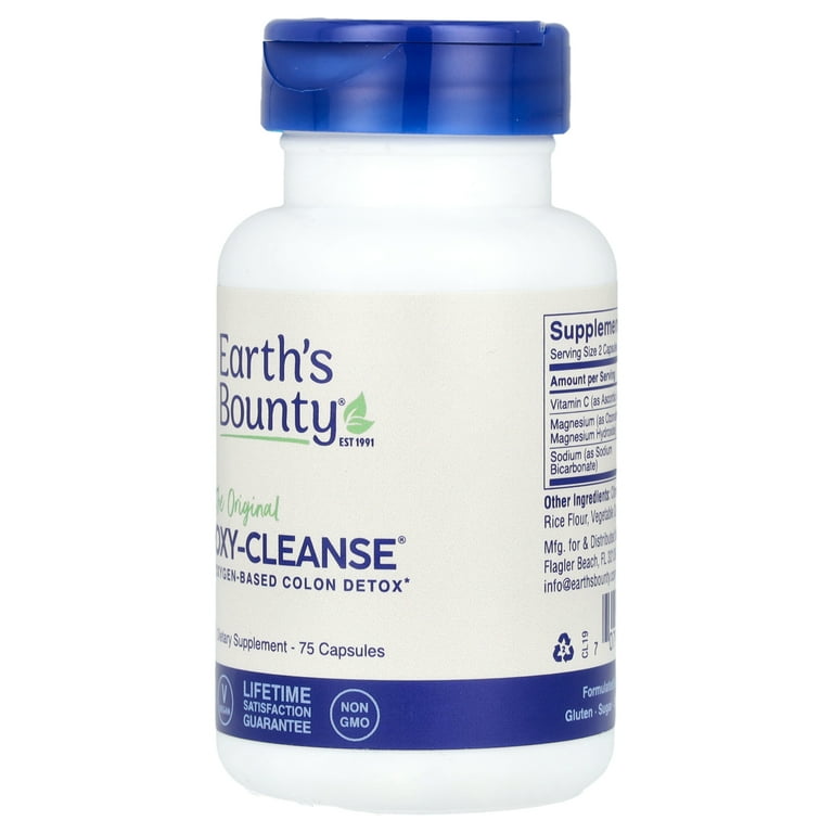 Earth's Bounty Oxy-Cleanse, Fast-Acting Oxygen Colon Conditioner