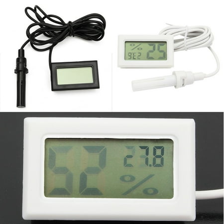 Aimeeli Digital LCD Thermometer Hygrometer Humidity Monitor Temperature Meter Gauge for Egg Incubator