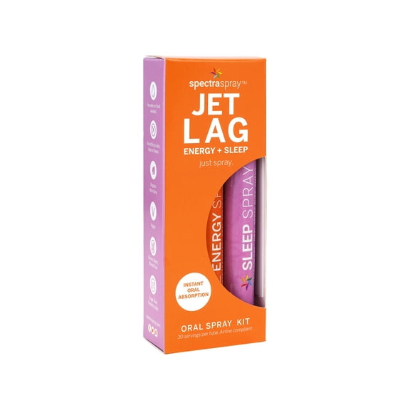 Jet Lag  Vegan Oral Spray Travel Kit by SpectraSpray