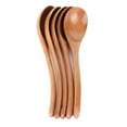 thumbnail image 3 of 5Pcs Wooden Spoons Honey Wooden Soup Spoons Behangroller Teaspoon With Long Handle For Eating Mixing Stirring Cooking, 3 of 8