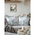 thumbnail image 3 of Outdoor Pillows Waterproof, Teal Blue Eucalyptus Bedding Throw Pillows with Insert for Couch Sofa Bed, Coastal Starfish Botanical 16x16 Inch Pillowcases Decorative Camping Patio Pillow Set of 1, 3 of 8