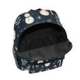 thumbnail image 6 of FORMRS School Backpack with Front Zippered Pocket 12" Student Travel Daypack, Jolly Snowman, 6 of 6