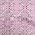 thumbnail image 1 of oneOone Cotton Poplin Pink Fabric Arabic Moroccan Dress Material Fabric Print Fabric By The Yard 56 Inch Wide, 1 of 5