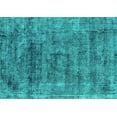 thumbnail image 1 of Ahgly Company Indoor Rectangle Oriental Turquoise Blue Industrial Area Rugs, 4' x 6', 1 of 4