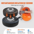 thumbnail image 3 of VEVOR Tire Bead Blaster, 5 Gallon/19L Capacity, Includes Pressure Gauge & Handle, 145 PSI Max Inflation Tank, Operates Between 85-116 PSI for Cars, Trucks, and ATVs, 3 of 9