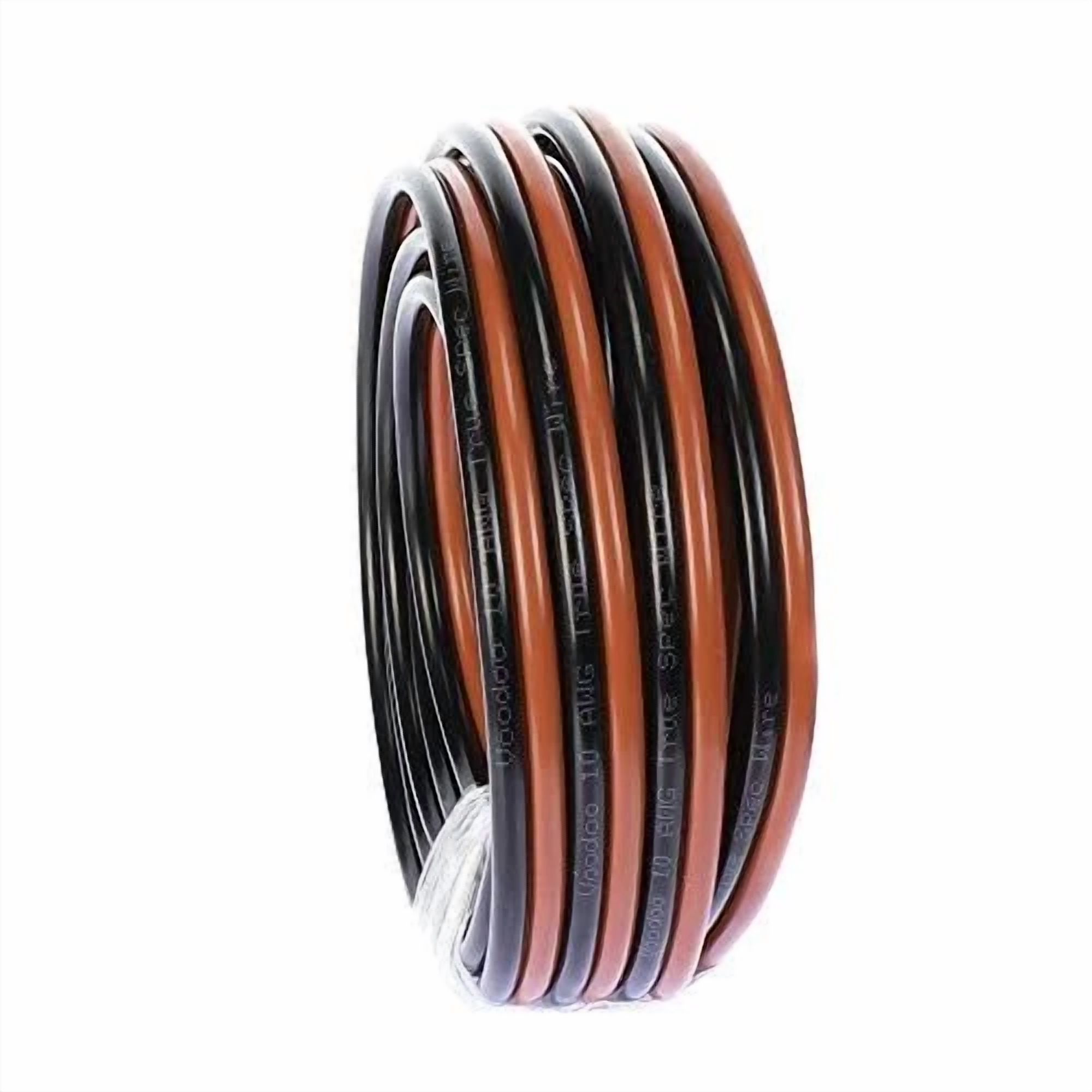 25 Ft 10 Gauge Speaker Wire Cable Car Home Audio Awg 25' Black & Red Zip Wire