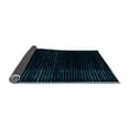 thumbnail image 2 of Ahgly Company Indoor Round Abstract Light Blue Modern Area Rugs, 4' Round, 2 of 4