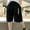 Black, variant on Cethrio Boys Athletic Shorts Size 14-16 T, Casual Elastic Waist Cotton Running Summer Shorts Gray
