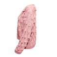 thumbnail image 5 of Gibobby Suéteres para mujer, Suéter Informal con Cuello en V Suéter pulóver para Mujer(Rosa,G), 5 of 5