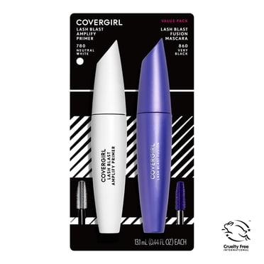 COVERGIRL Lash Blast Fusion Mascara, Very Black 860   COVERGIRL Lash Blast Amplify Primer, Neutral White 780 (0.44 fl oz / 13.1 mL each)