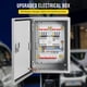 thumbnail image 2 of Yeshouse caja eléctrica de acero IP66, a prueba de agua y polvo, con cerradura y placa de montaje, ideal para conexiones eléctricas en proyectos de interior o exterior, 2 of 8
