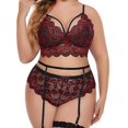 thumbnail image 2 of Large size sexy lingerie love temptation, 2 of 5