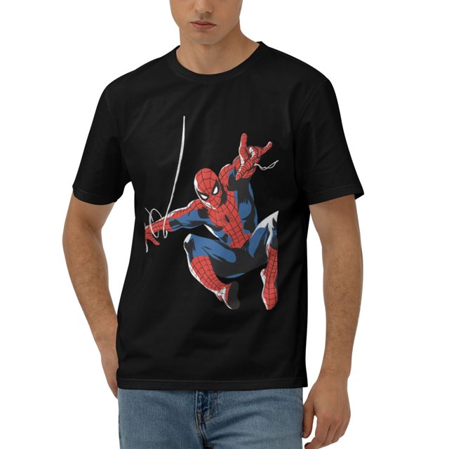 Spider-Man Men's 170g Combed Cotton Short Sleeve T-Shirt
