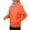 Orange, variant on BODOAO Lightweight Rain Jacket for Women Oversized Sun Protection Windbreaker Uni Cycling Coats Packable Hiking Travel Quick Dry Tops with Hood Summer and Autumn Men Windproof Zippers Coat Black L