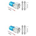thumbnail image 4 of ZheElen Metal Box Transfer 370 Motor Accessory for WPL C14 Q60 Robust and Dependable Silver 3.17mm 2Set, 4 of 6