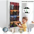 thumbnail image 3 of Sunset Beach Over The Door Shoe Organizer Large Pockets Storage Door Organizer Multi-Layer Pocket Structure to Meet The Storage Needs of Different Items for Mom Dad Housewives, 3 of 7