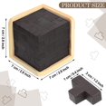 thumbnail image 2 of 2 Pieces 3D Wooden Brain Teaser Puzzle Cube Brain Teaser Genius Skills Builder Wooden Logic Puzzle for Kids Adults Intellectual Game Entertaining and Educational Tools (Original Color), 2 of 7
