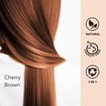 thumbnail image 3 of Cherry Brown Hair Dye Shampoo, 3 in 1 Natural Color Shampoo for Men & Women, Long-Lasting for 100% Gray Hair Coverage, 500ml, 3 of 8