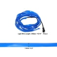 thumbnail image 4 of 2 Meter/6ft Interior USB Neon EL Wire String Strip Blue Cold Light Glow String Strip Set for Car, 4 of 6