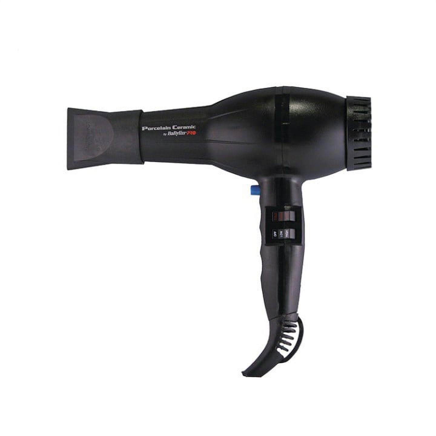 Babyliss Pro Porcelain Ceramic 2800W Super Turbo Hair Dryer with Ionic Technology and Blowout Nozzle Walmart