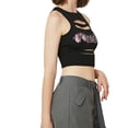 thumbnail image 2 of Lovito Casual Flowers Cut Out Flowers Tank Tops, 2 of 5