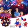 thumbnail image 1 of YYV Rattan Star LED String Lights 59 in (1.5 m) 10-LED Battery Operated Garland With 2-Battery Box Steady-On Warm White Decorative Patio Porch Party Lights for Independence Day, 1 of 9