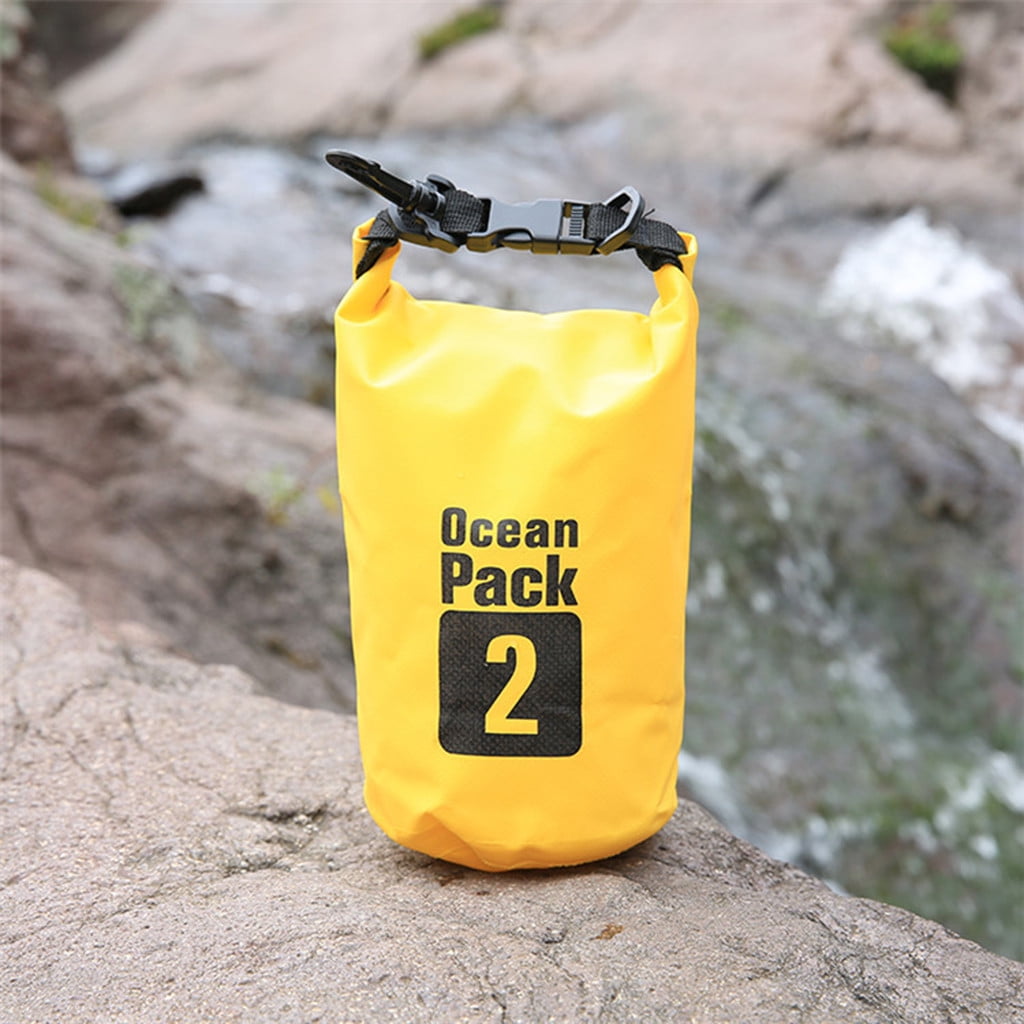 2L PVC Waterproof Dry Bag Sack Ocean Pack Floating Boating Kayaking Camping 