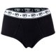 thumbnail image 4 of CHIARA FERRAGNI Slip para Mujer Pack de 2 - Briefs, Algodón Elástico, Cintura con Logotipo, uni Negro/Blanco XS (X-Small), 4 of 5