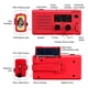 thumbnail image 4 of Alarma SOS Jadeshay con energía solar Radio de emergencia con Linterna y manivela color rojo, 4 of 9
