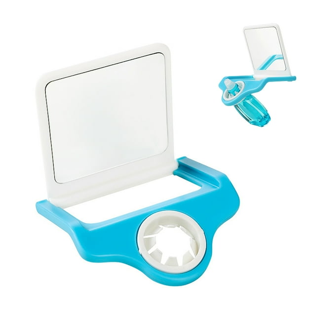 (Sky Blue) Eye Drop Auxiliary Portable Eye Drop Auxiliary Bracket (6.5*6.5) ABS