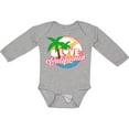 thumbnail image 3 of Inktastic I Love California with Ocean and Palm Trees Boys or Girls Long Sleeve Baby Bodysuit, 3 of 5