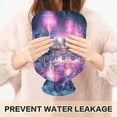 thumbnail image 5 of 2L Hot Water Bottle with Soft Velvet Cover PVC Hot Water Bag for Pain Relief Long-Lasting Warmth Beautiful River with Fireworks, 5 of 8