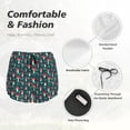 thumbnail image 6 of Picia Amanita Mushroom Pattern Women's 2 in 1 Athletic Running Shorts High Waisted Workout Casual Gym Sweat Shorts with Comfy Liner Zipper Pockets-Large, 6 of 9