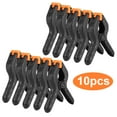 thumbnail image 3 of WALFRONT 10pcs 4inch A Type Black Multifunctional Plastic Spring Clamp Clip DIY Woodworking Tool, Woodworking Spring Clamp, Plastic Spring Clamp, 3 of 9