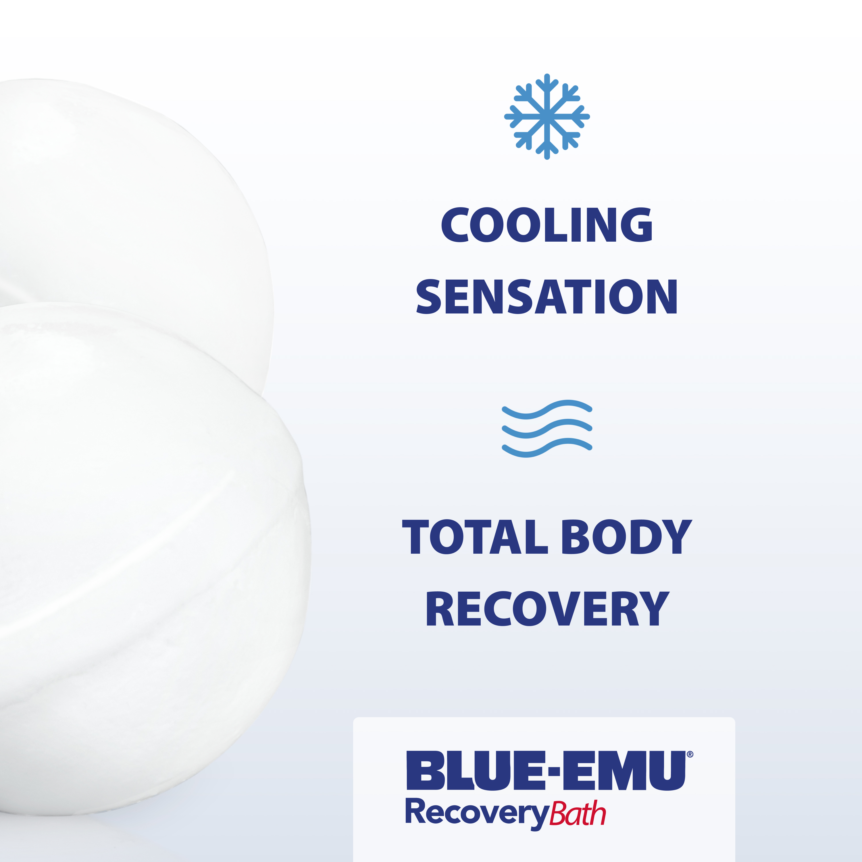 Blue-Emu Recovery Bath Pods, Soothing Post-Workout Body Soak, 2 Count