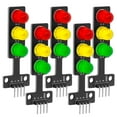 thumbnail image 1 of 5x Led Traffic Light Module Diy Mini Traffic Light 3.3-5v Compatible With Compatible-dt-week, 1 of 4