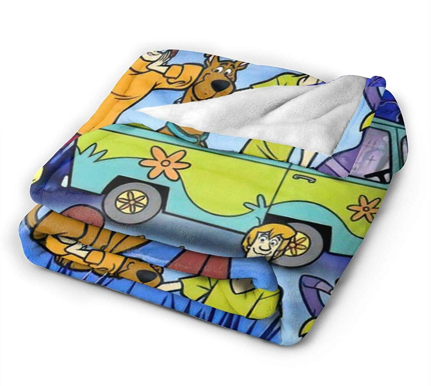 Scooby-Doo Blanket Warm Throw Blanket Unique Gifts Room Decor Blanket Soft Cozy Flannel Blanket 50"x40"