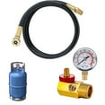 thumbnail image 3 of Portable Air Tank Repair Kit with Relief Valve, 0-200 PSI Gauge and Hose, 3 of 8